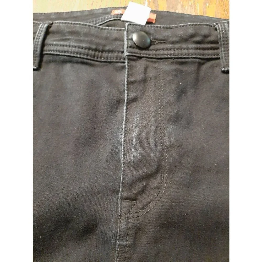 Sz 18 db Established 1962 Black Stretch Boot Cut Pant Back Pockets Casual Pants - Picture 5 of 8